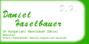 daniel haselbauer business card
